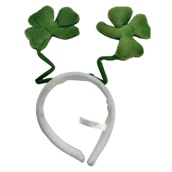 Shamrock Ears Headband St Patrick Day Green Hairband Hoop - Picture 5 of 5